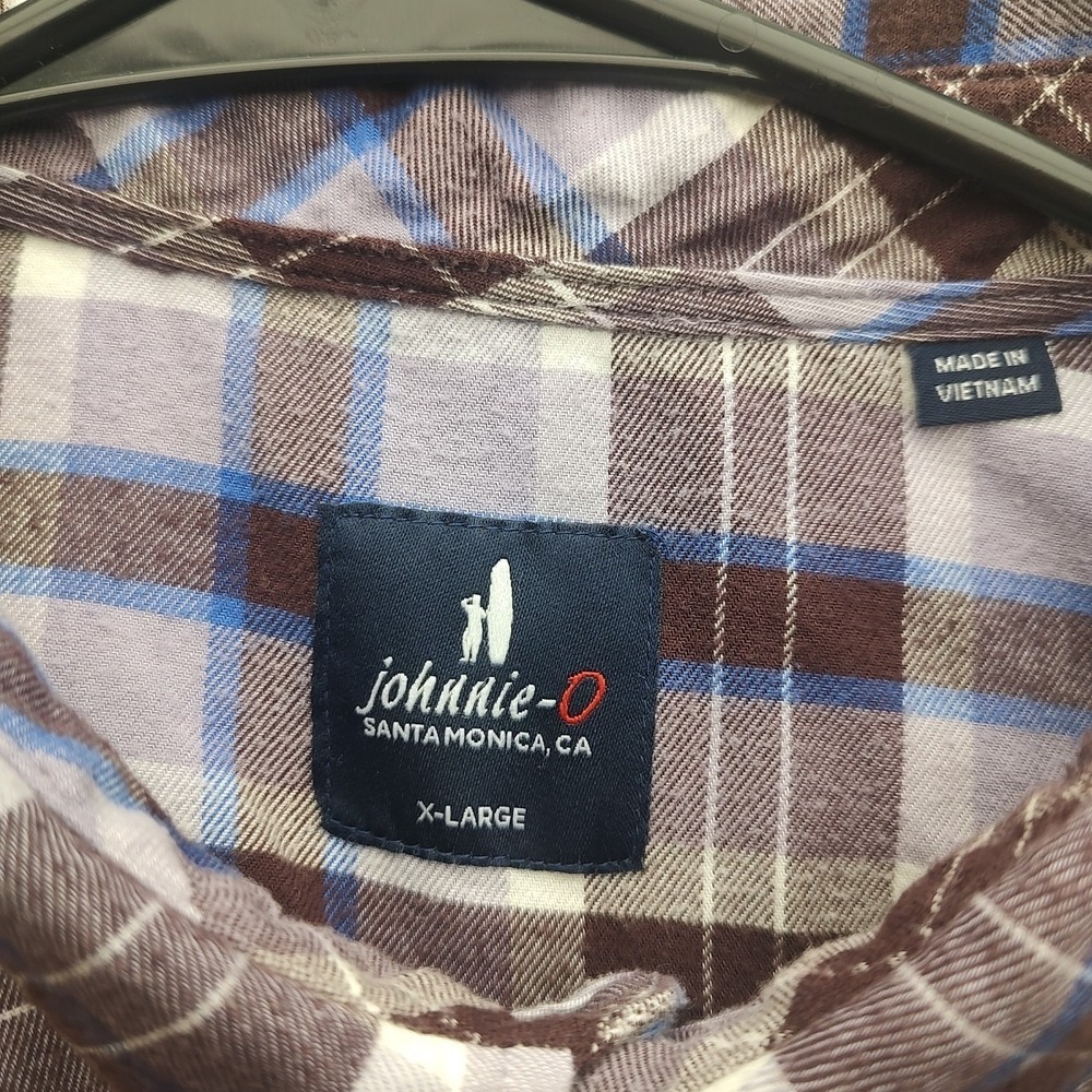 Johnny O Mens Multi-colored Plaid‎ Button Up shirt Long Sleeve Extra Large - Picture 3 of 14